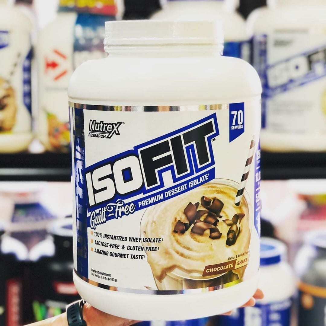 Nutrex ISOFIT - Whey Protein tinh khiết đẳng cấp nhất cho gymer