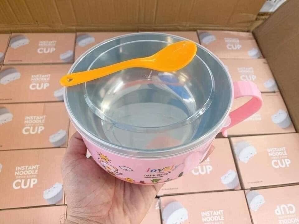 Bát Giữ Nhiệt Ăn Dặm Kèm Thìa Cho Bé