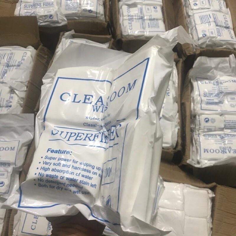 KHĂN LAU KEO - MÀN HÌNH ĐIỆN THOẠI - IPAD - LAPTOP CHUYÊN DỤNG CLEANROOM WIPES CAO CẤP - XỊN SÒ - TÚI 160 MIẾNG