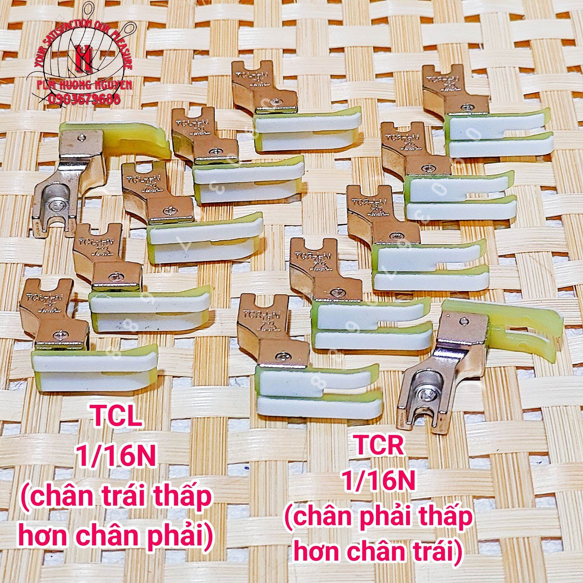 Chân vịt mí tcl 1/16n 2 da tcr 1/16n chân cao chân thấp dùng cho máy may công nghiệp 1 kim