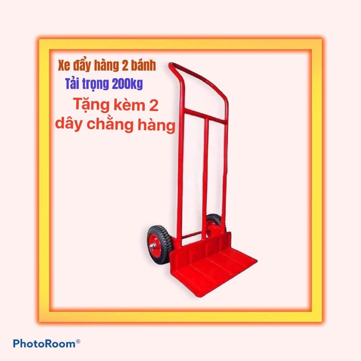 Xe Đẩy Hàng 2 Bánh Tải Trọng 200Kg Siêu Bền