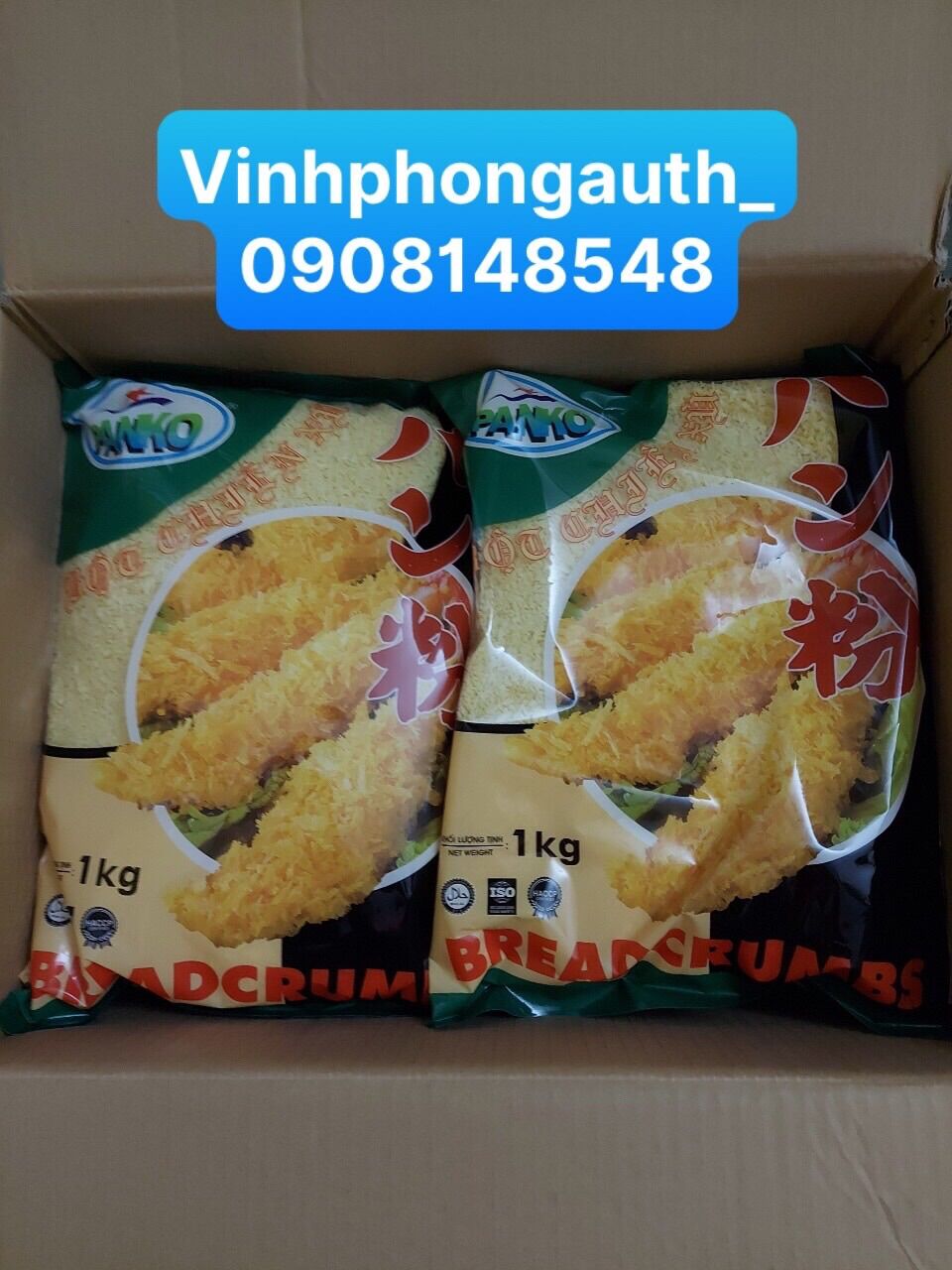 Bột chiên xù Panko vàng 1kg