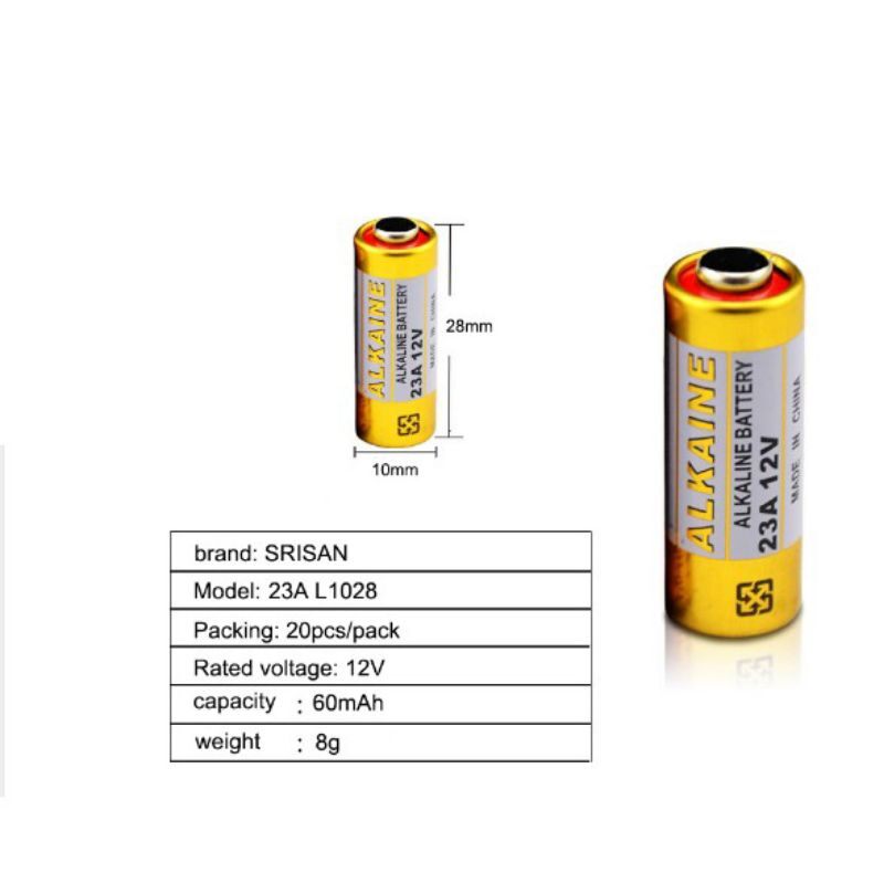 Pin điều khiển từ xa 12V 23A dùng cho remote