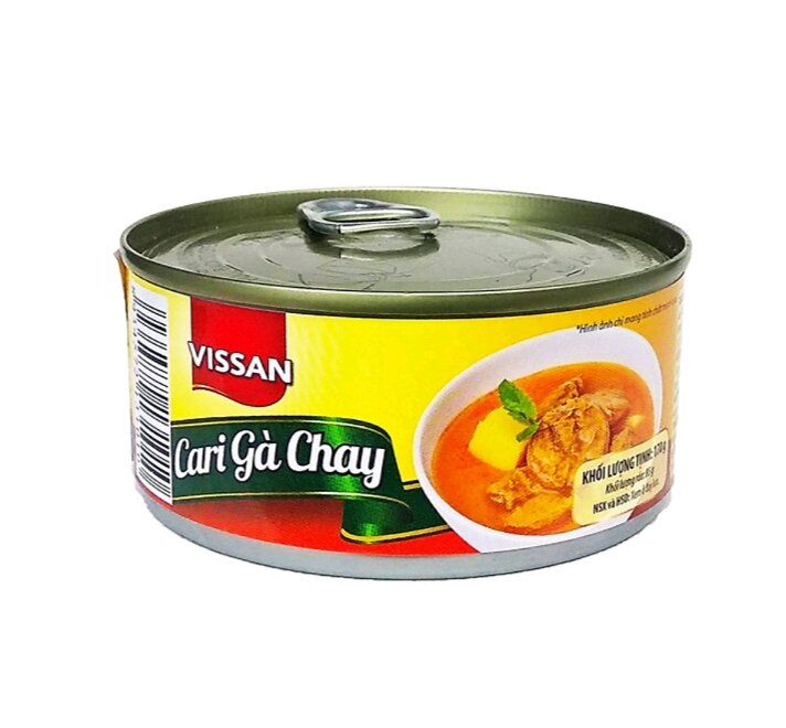 Cari gà chay vissan hộp 170g date 2027