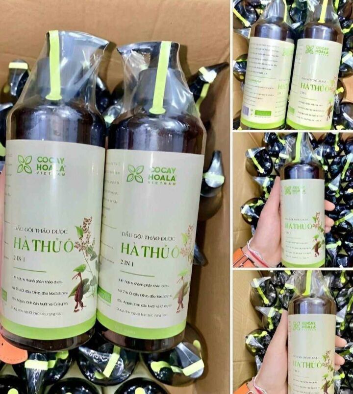 Đầu gội hà thủ ô đen tóc chắc khỏe
