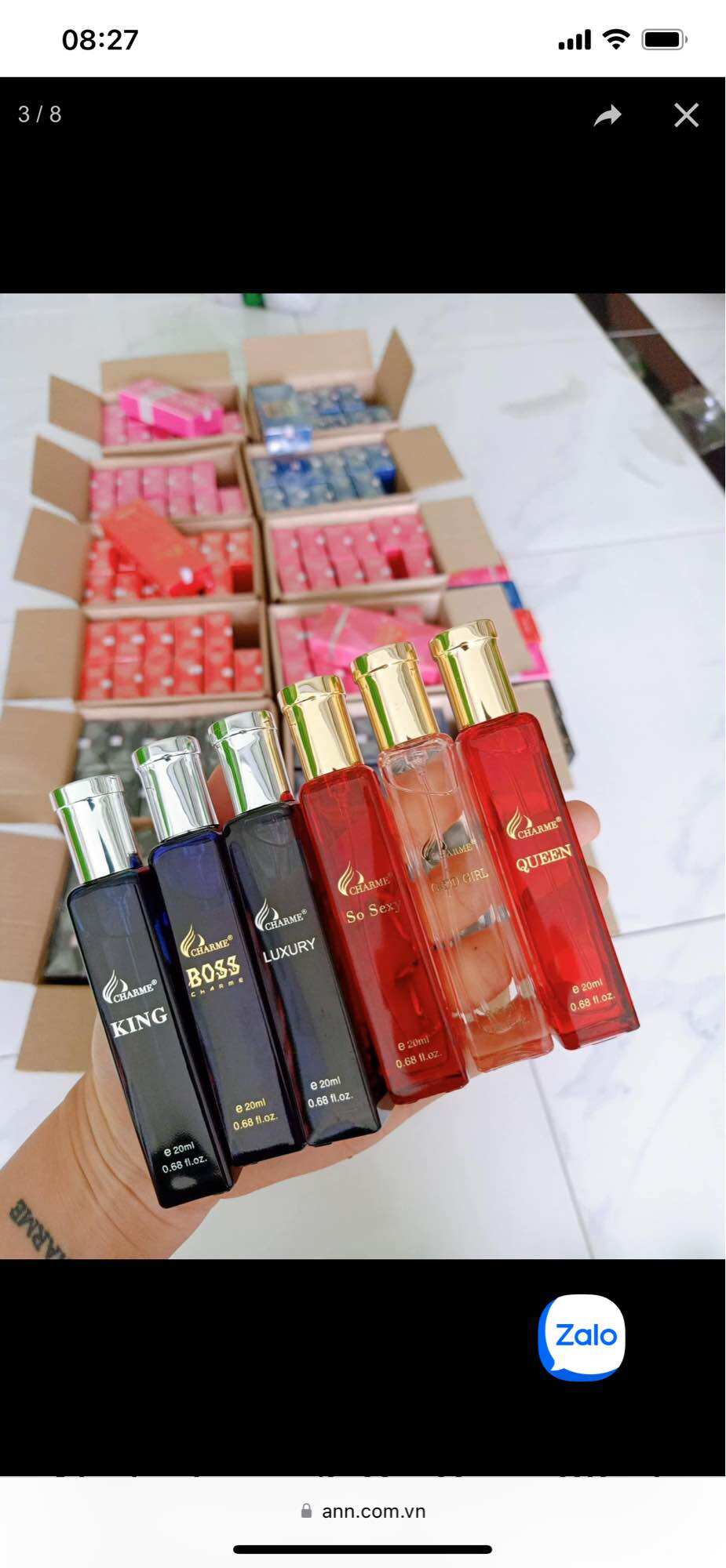 Nước hoa Charme So Sexy đỏ 20ml