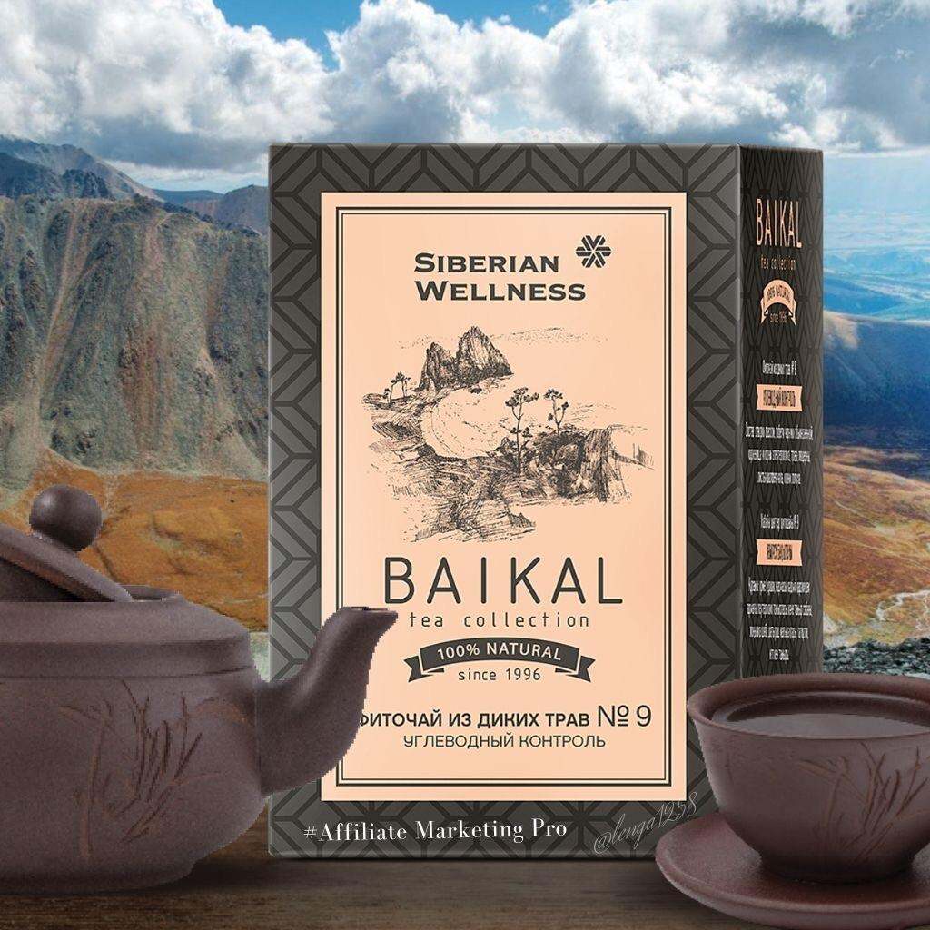 Trà thảo mộc Siberian Baikal tea collection Herbal tea N9 - 30 túi