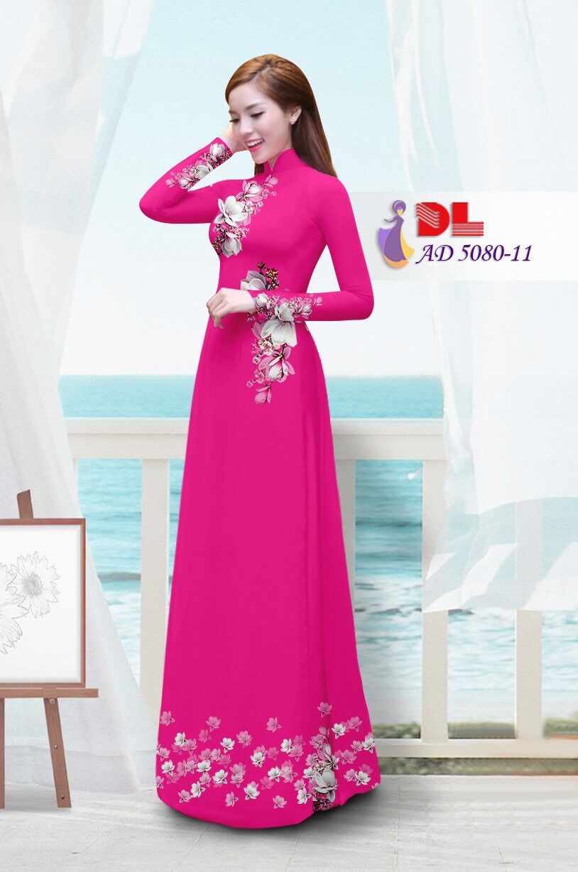 [HCM]Vải áo dài in hoa