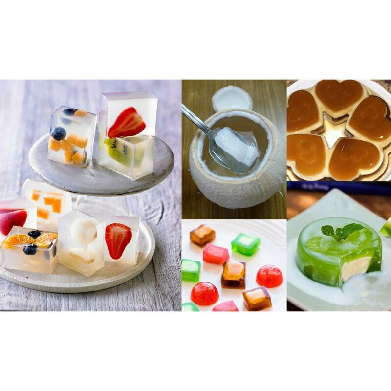 Bột Thạch Dâu Câu Con Cá Dẻo hộp 12 gói.