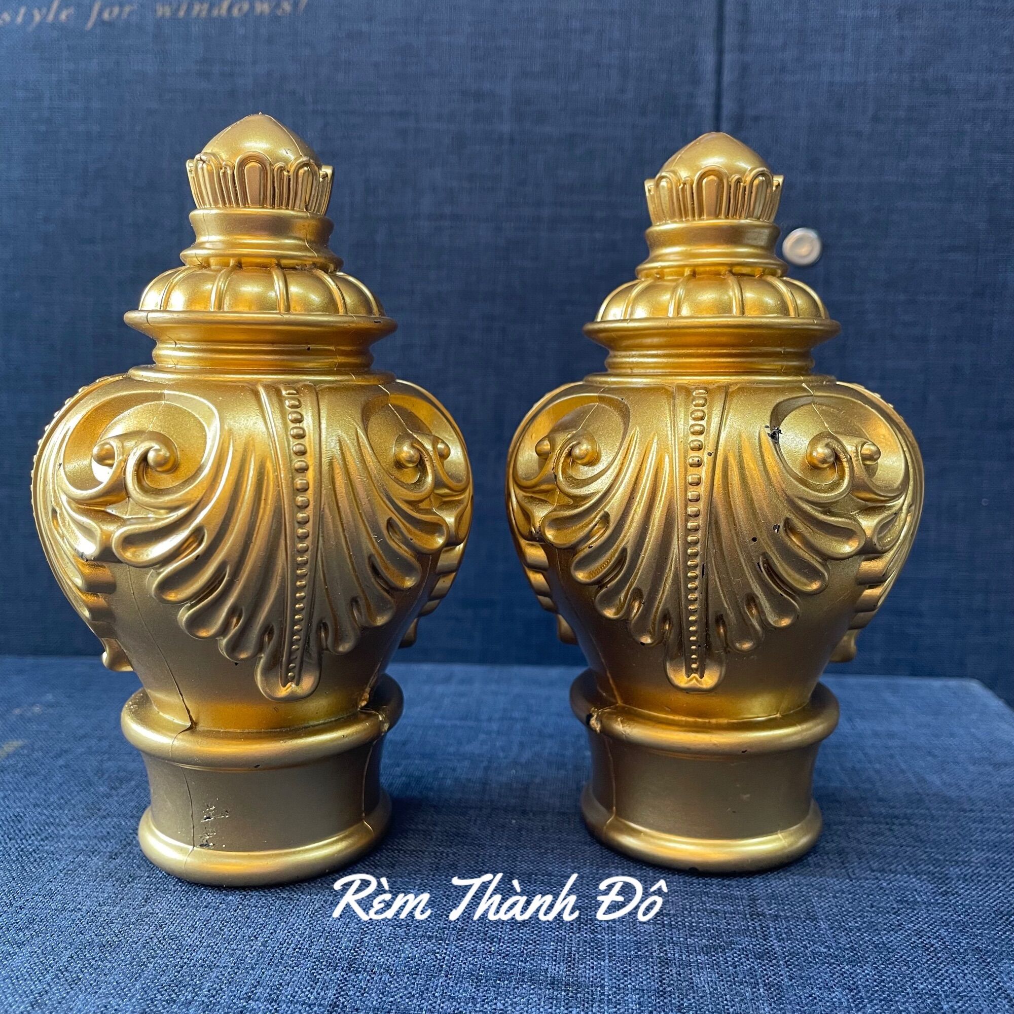 Đầu trụ rèm/ đầu chụp cây rèm/ Phụ kiện rèm