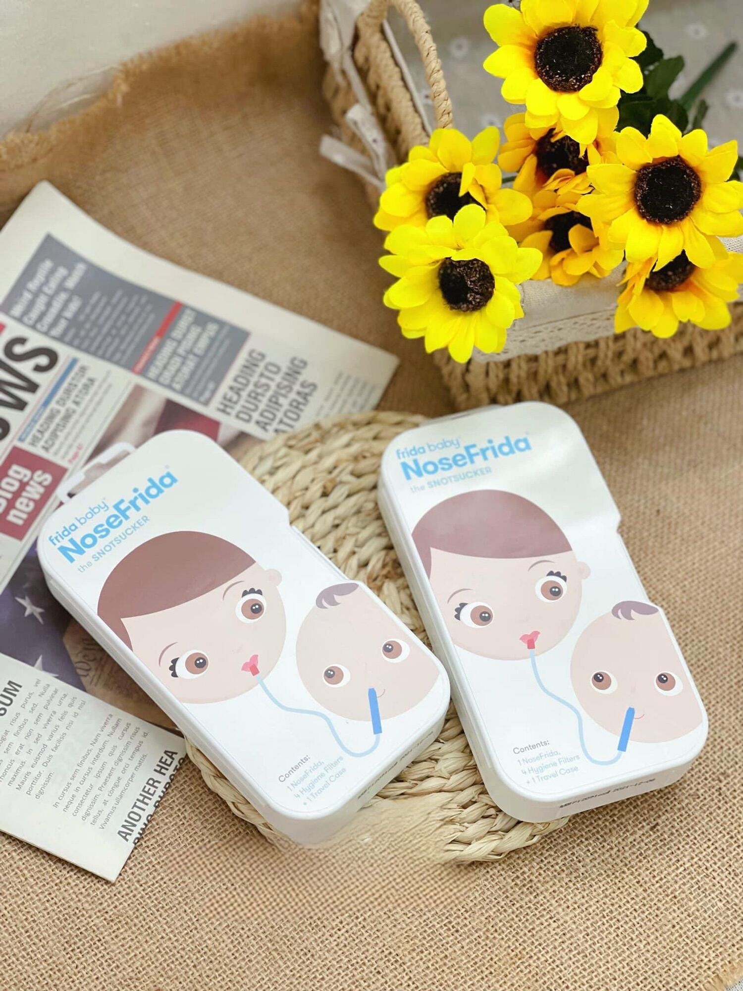 Hút mũi NoseFrida Thụy Điển cho bé từ sơ sinh