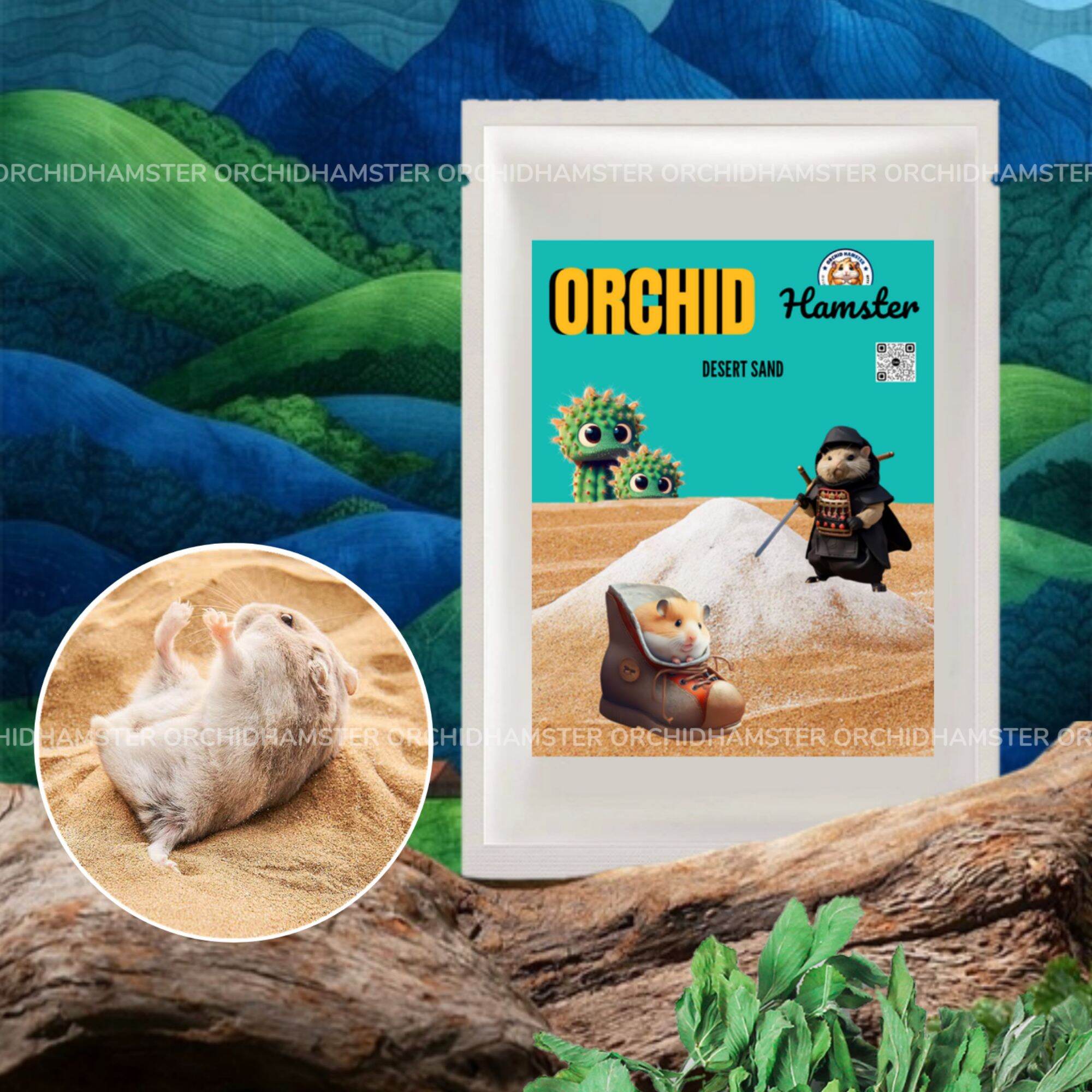 Cát sa mạc 1kg làm lót chuồng & cát tắm cho hamster và thú cưng nhỏ