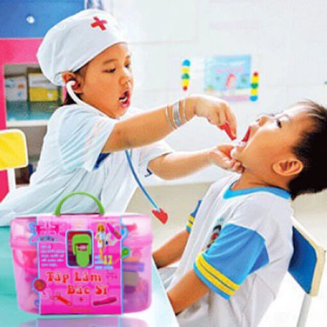 Bộ Đồ Chơi Bác Sĩ 17 Món Cho Bé Vui Chơi