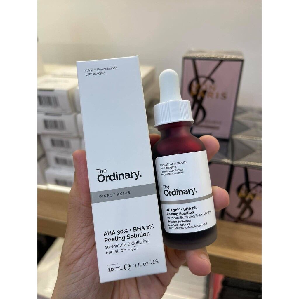 Tinh ChẤt TẨy Da ChẾt HÓa HỌc The Ordinary Aha 30 Bha 2 Peeling