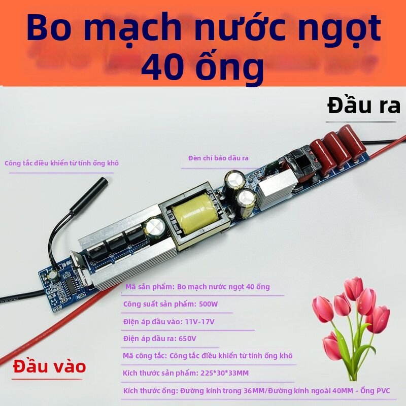 40 Tube Boosters Strip PCB Submersible Board Input 12V Power 500W Freshwater Reed Magnetic Switch High Power Inverter Market Giá 929,000 Đồng*Miễn phí vận chuyển