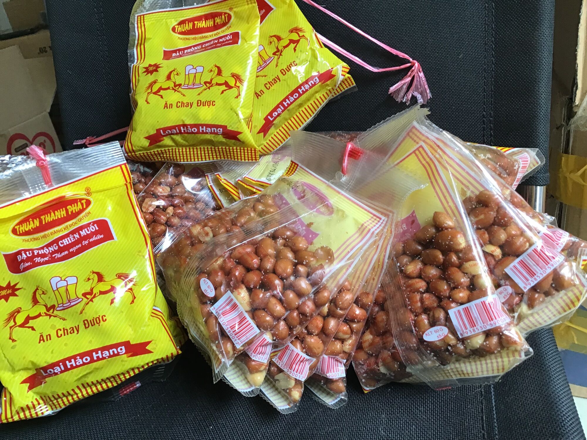(NGON NGON) COMBO 10 Gói/5 gói đậu phộng muối ăn liền( 60gr/gói)