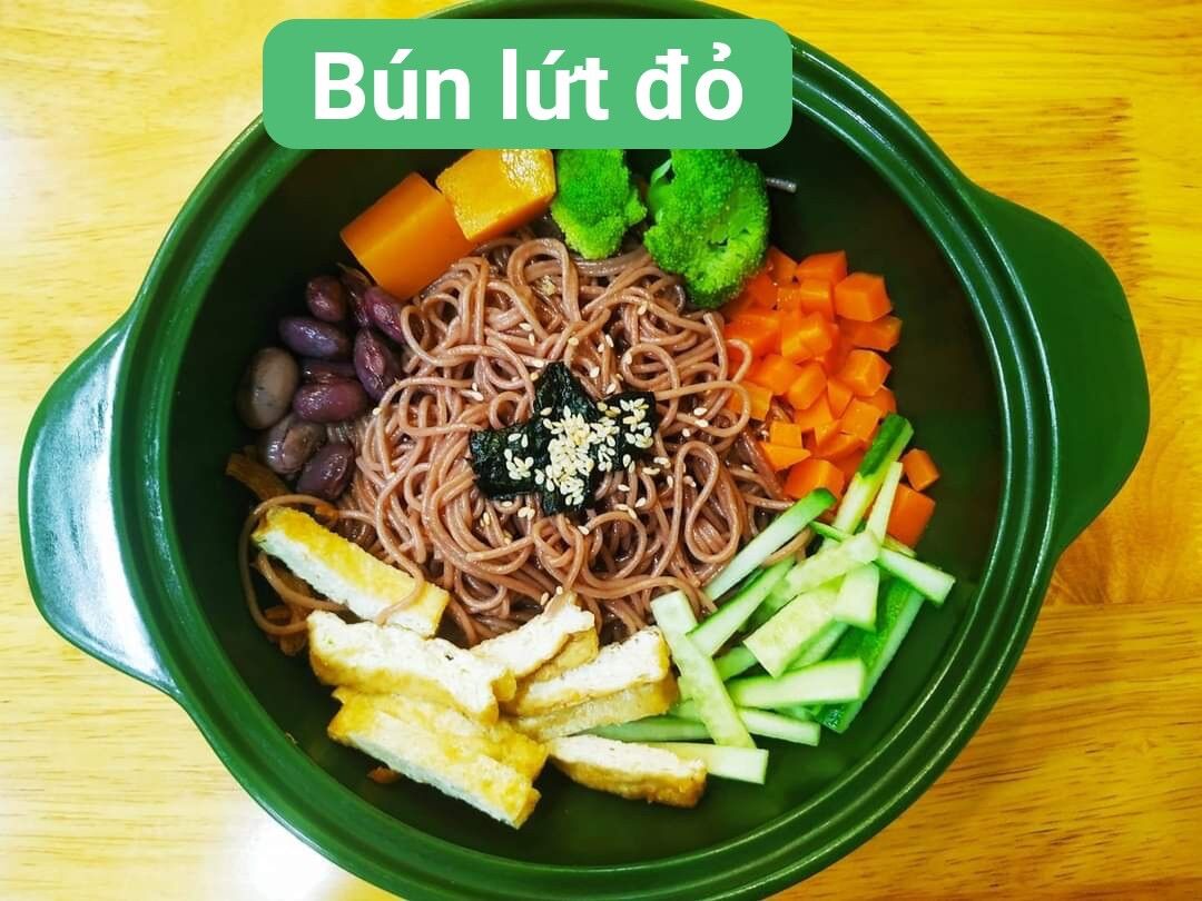[HCM]Bún gạo lứt đỏ bịch 500gr
