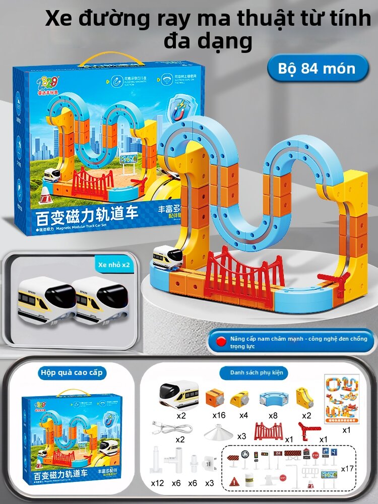 YIXIN | Đồ Chơi Xe Tàu Điện Thông Minh Giáo Dục