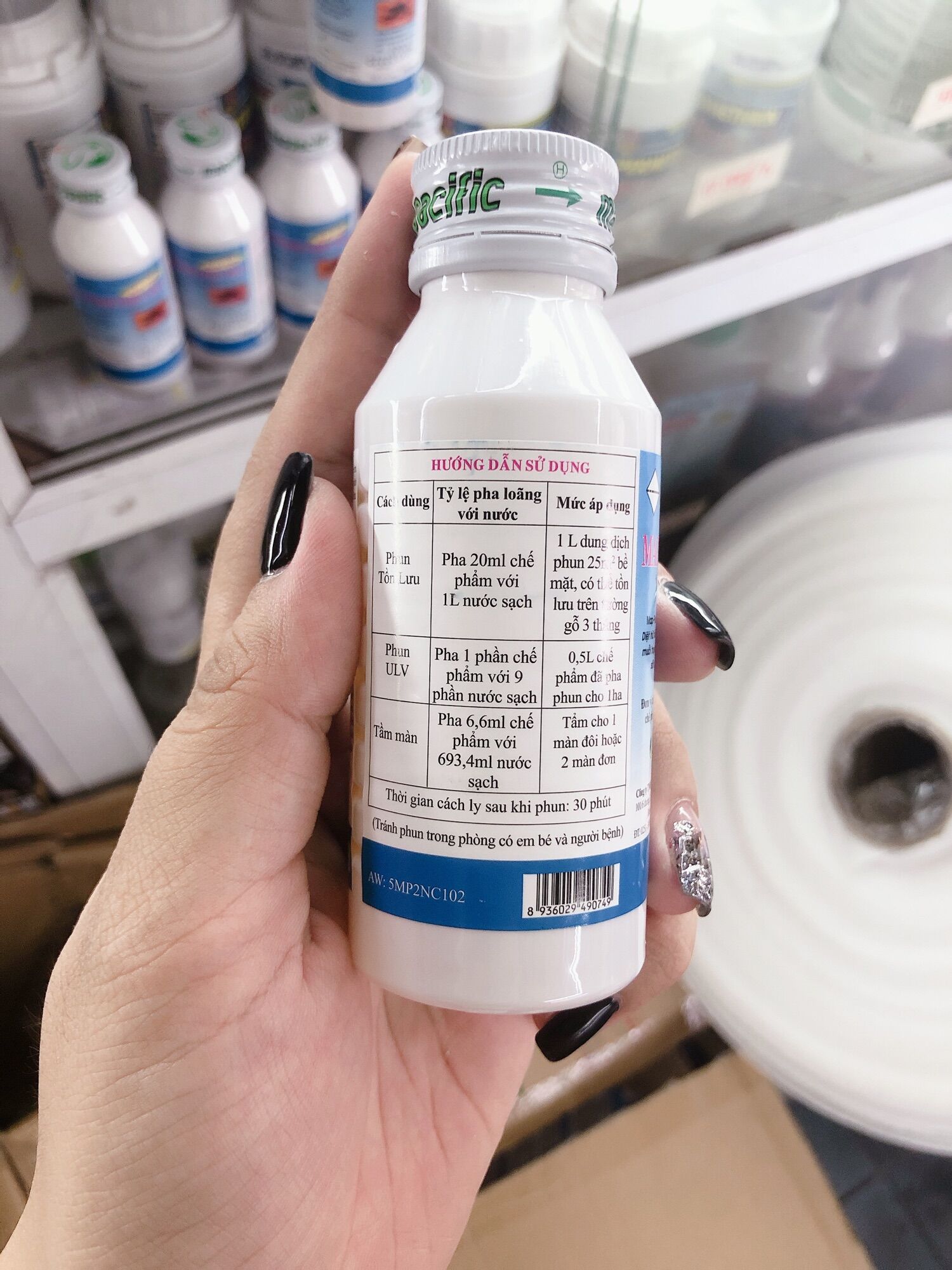 MAP PERMETHRIN 50EC(100ml) - chế phẩm diệt côn trùng, ruồi muỗi