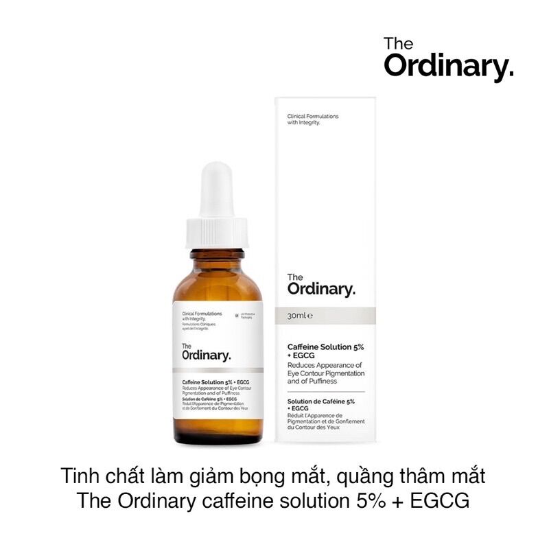 [Chính hãng][Siêu rẻ] Tinh chất dưỡng vùng mắt The Ordinary Caffeine Solution 5% + EGCG date 2026