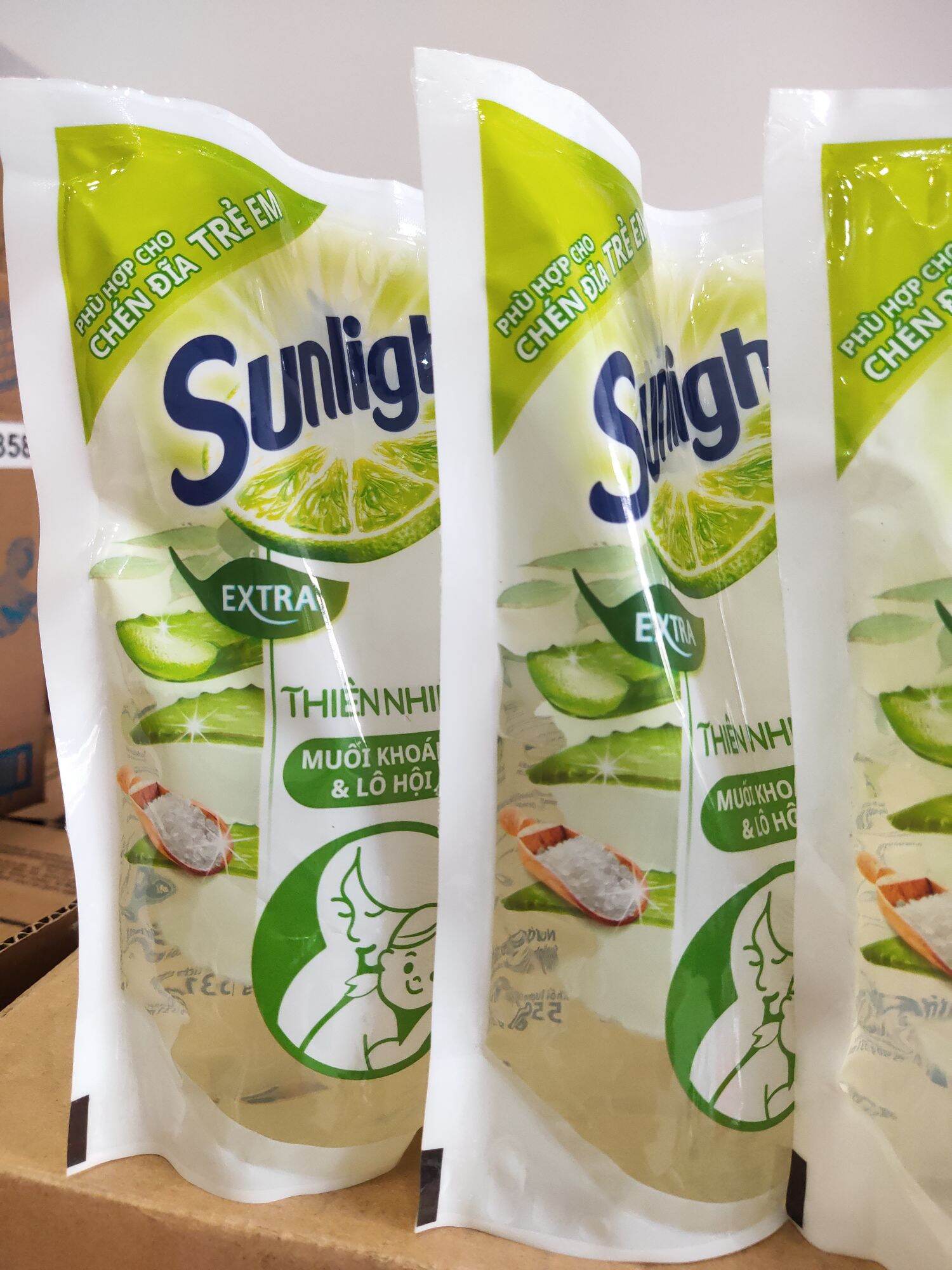 Nước rửa chén sunlight trắng 550g