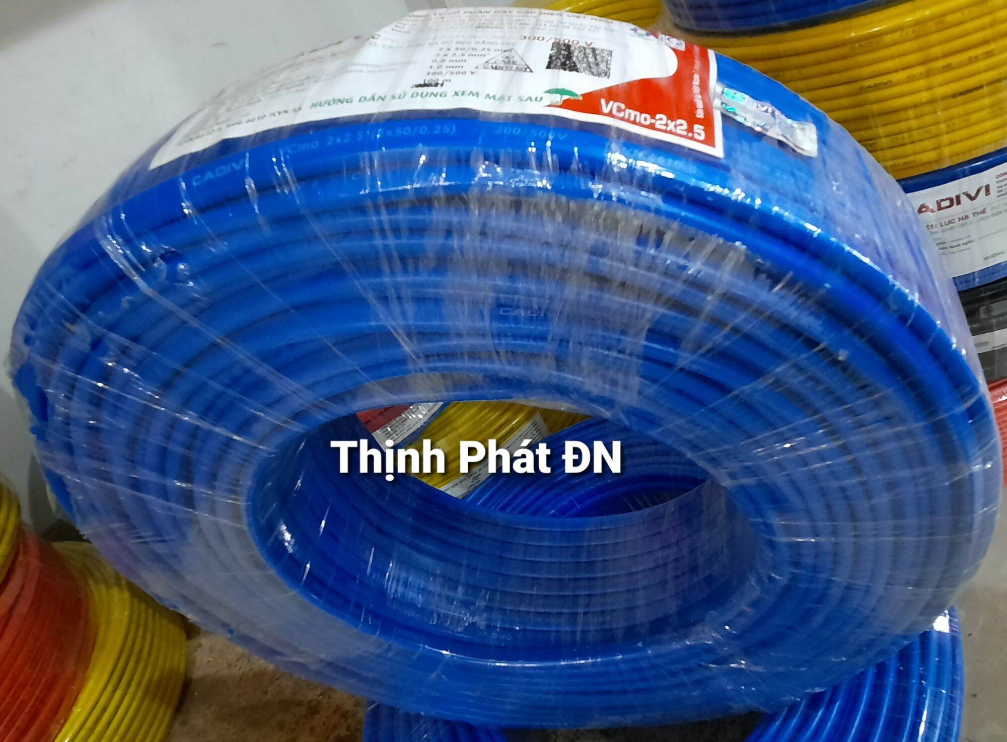 100M Dây điện đôi Cadivi VCMO2X4.0 -  2 lớp vỏ bọc