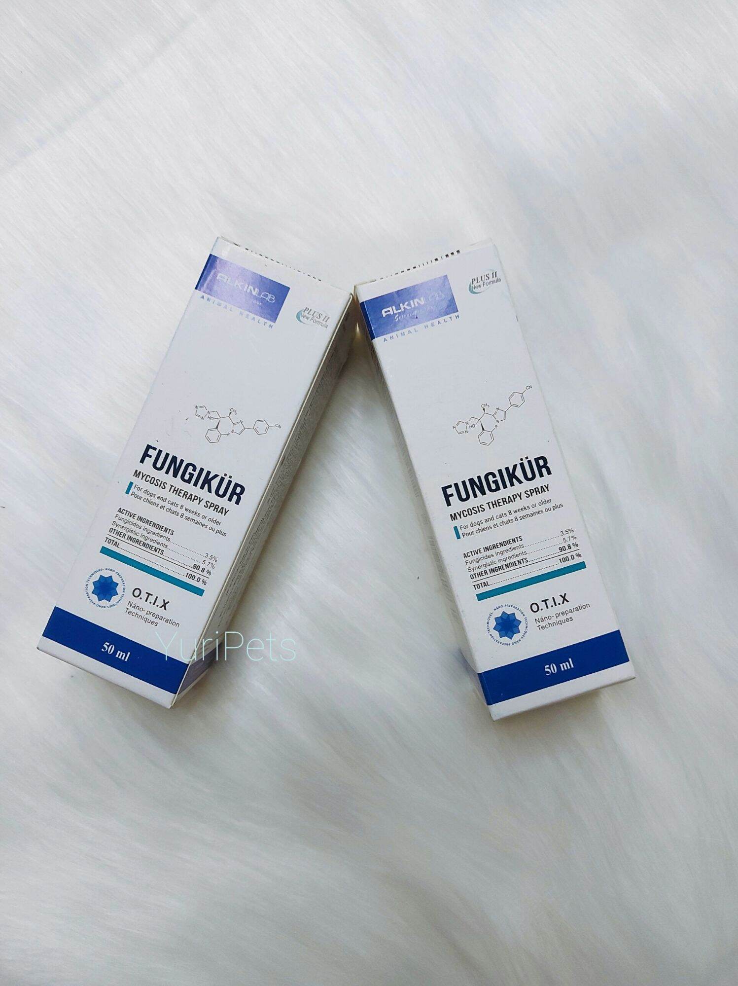 Fungikur- Dung dịch xịt diệt nấm cho chó mèo