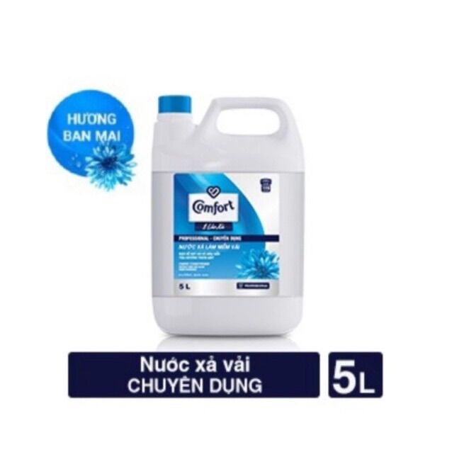 Nước xả làm mềm vải Comfort hương ban mai can 5 lít