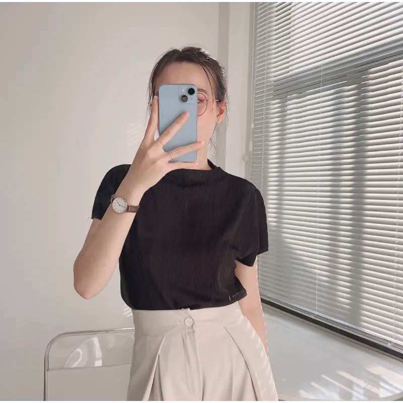 Áo thun tăm lạnh tay cánh dơi cổ 2 phân