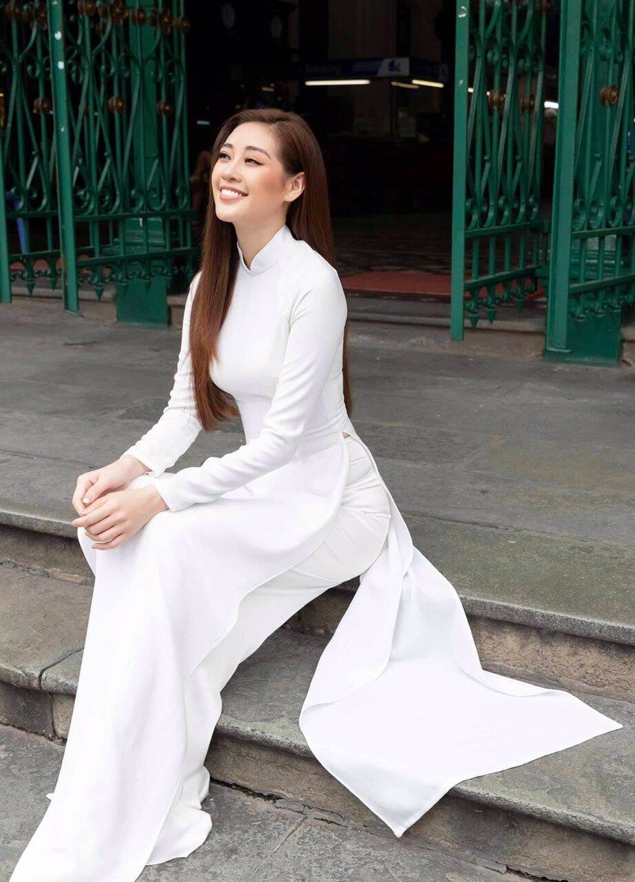 Bộ Áo Dài 4 Tà Quần 2 Lớp