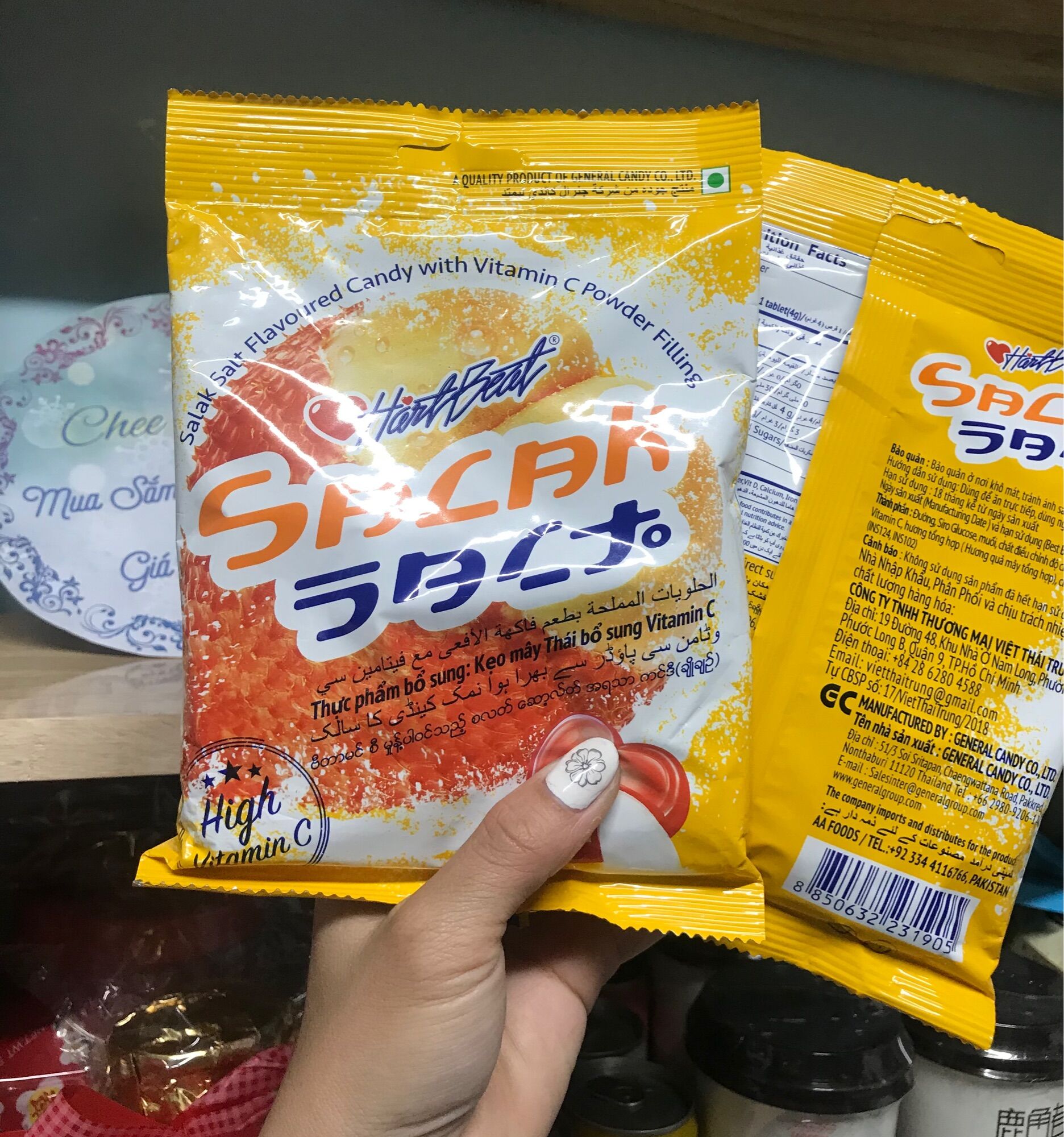 Kẹo Mây Muối Thái Lan 120g