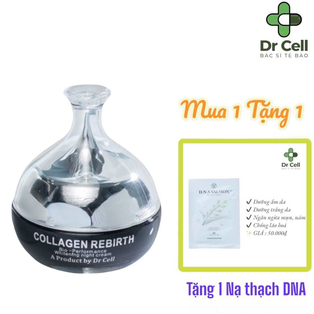 Kem Đêm Collagen Rebirth DR CELL 30gram