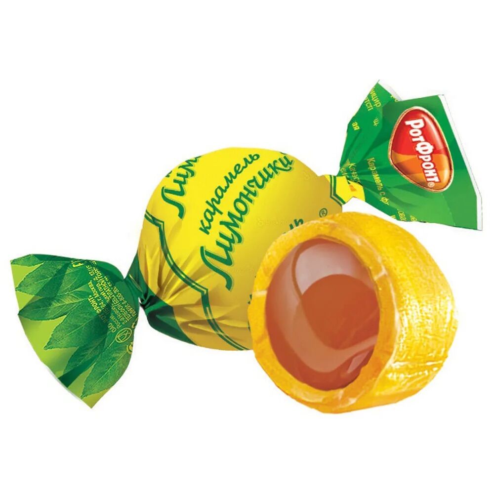 Kẹo caramen vị chanh nhân mứt trái cây của Nga/250g