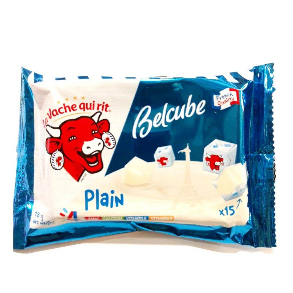 Thùng Phô Mai vuông Belcube vị Truyền Thống 15 gói thùng