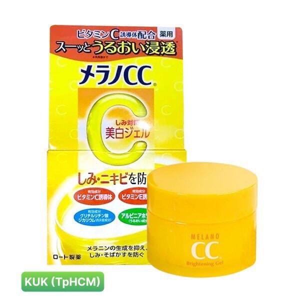 Kem dưỡng trắng da ngừa thâm mụn Melano CC Brightening Gel 100g
