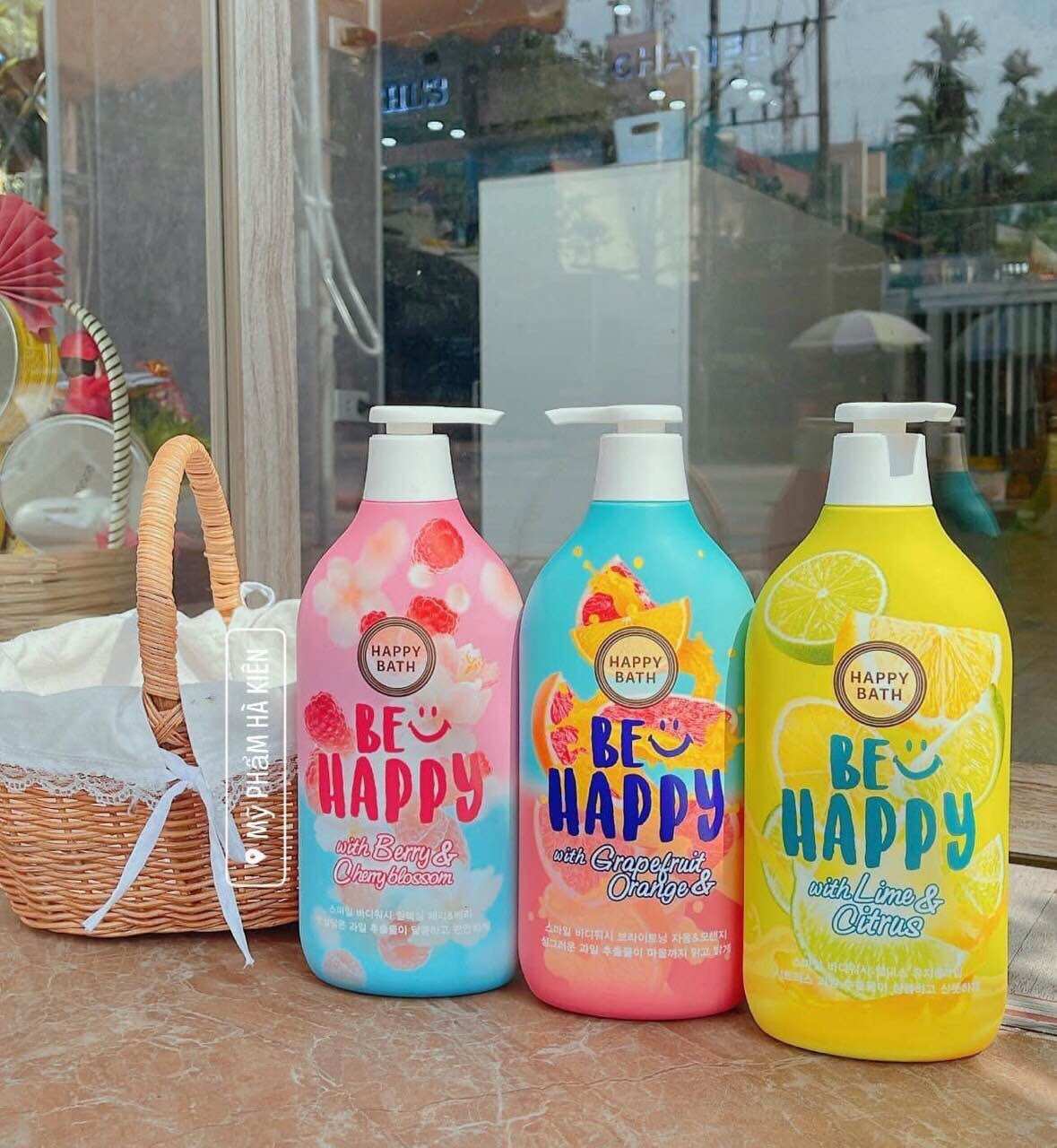 Sữa tắm Happy Bath Hàn Quốc mẫu mới 900ml