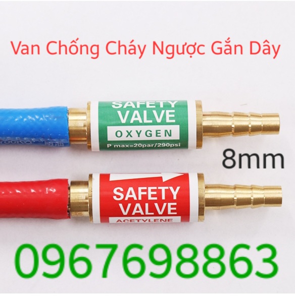 Van Chống Cháy Ngược_Van 1 Chiều_Van An Toàn