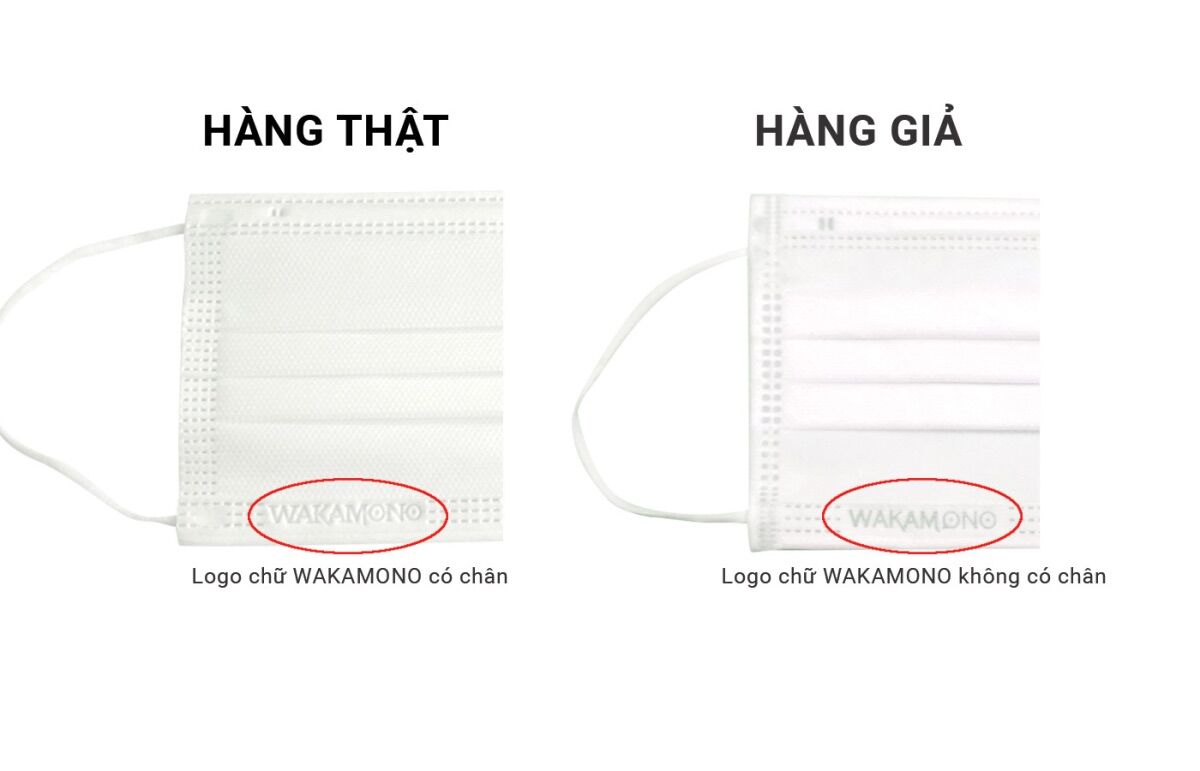 Khẩu trang Wakamono diệt virus Corona 99.99% (Hộp 10 cái)