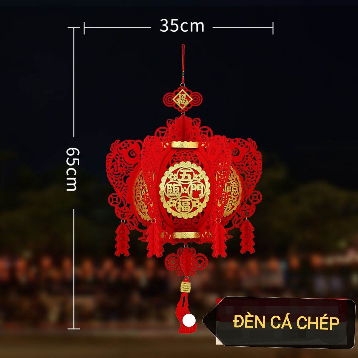 Lồng đèn DYI trang trí độc đáo vải không dệt