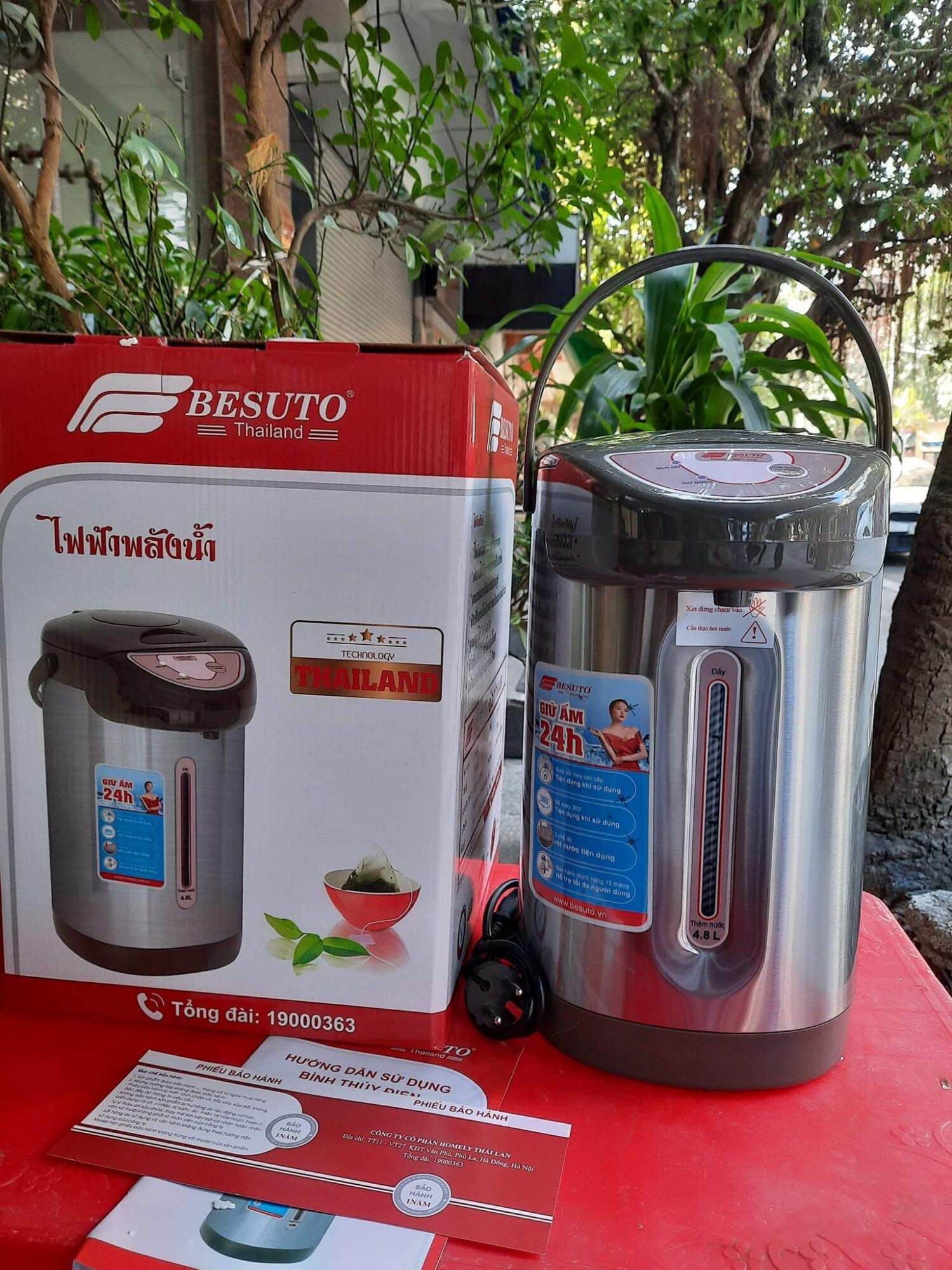 BÌNH THỦY ĐIỆN BESUTO 4,8LÍT