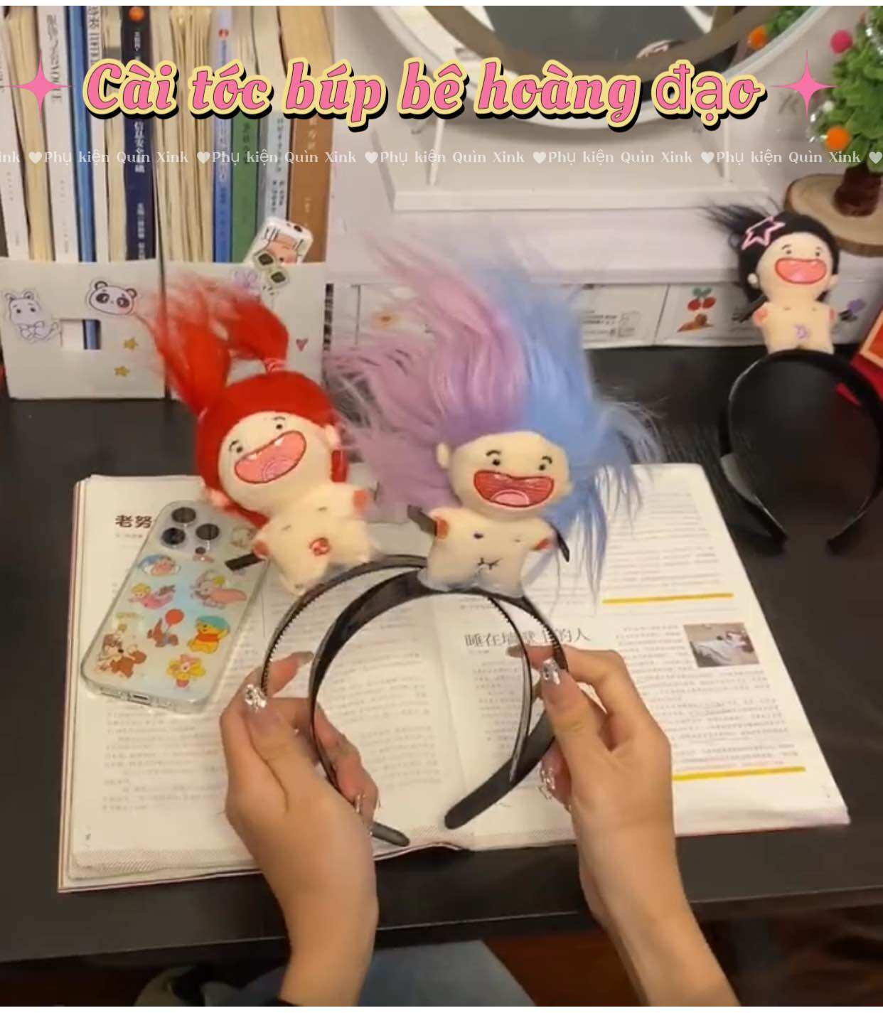 Cài tóc búp bê 12 cung hoàng đạo siêu cute
