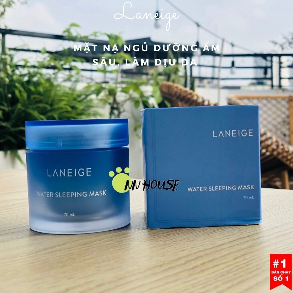 Mặt nạ ngủ Laneige Water Sleeping Mask 70ml– mặt nạ dưỡng da, chăm sóc mặt, dưỡng ẩm, cấp nước, cấp ẩm, mềm da – NNHOUSE
