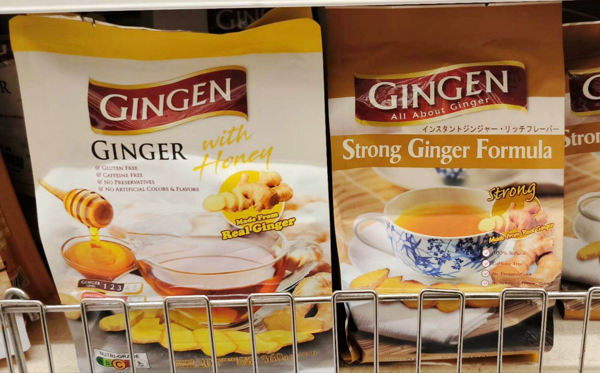Trà gừng hòa tan Gingen Thái Lan 360g(18g x 20 túi)