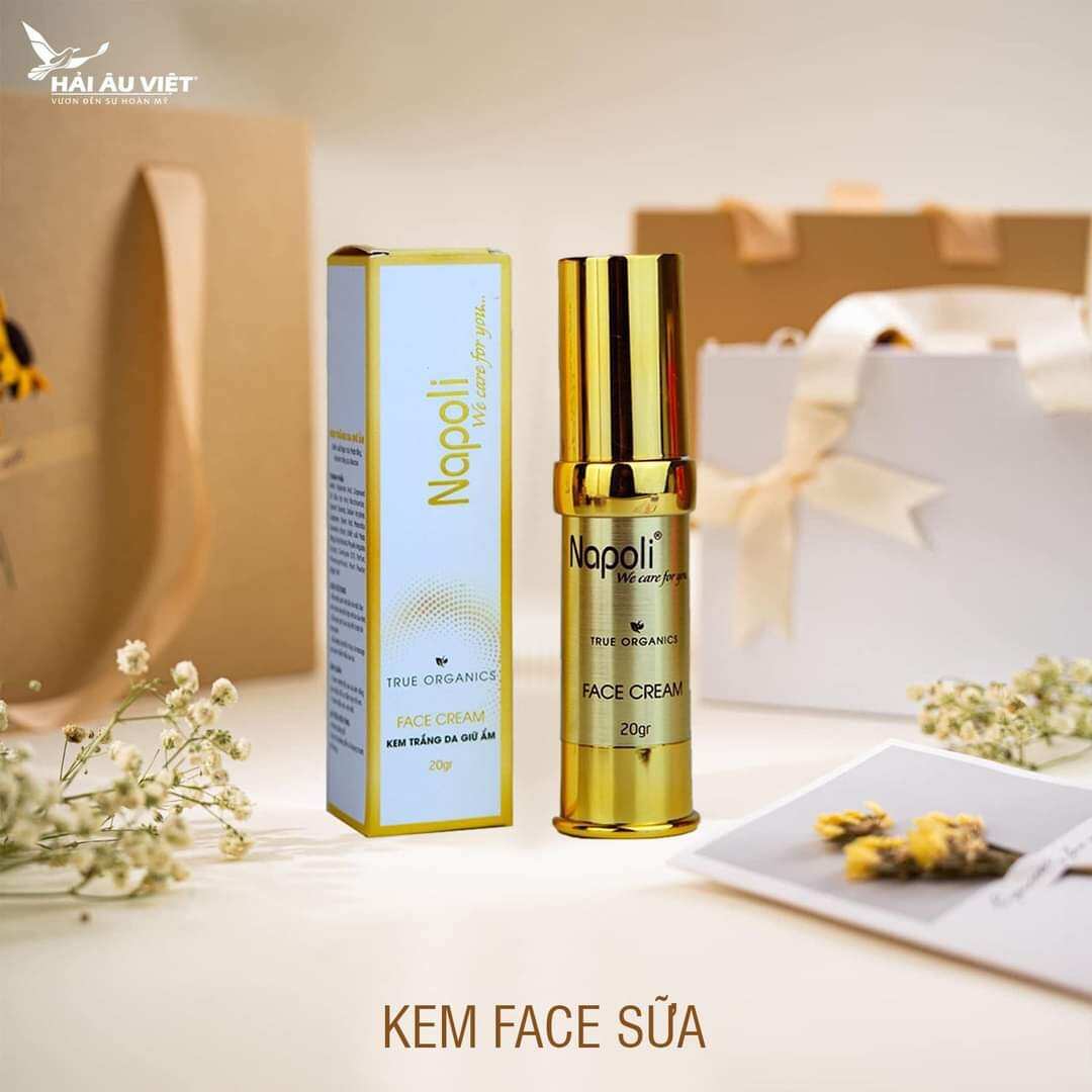 KEM FACE DƯỠNG ẨM TRẮNG DA NAPOLI lọ (20gr)
