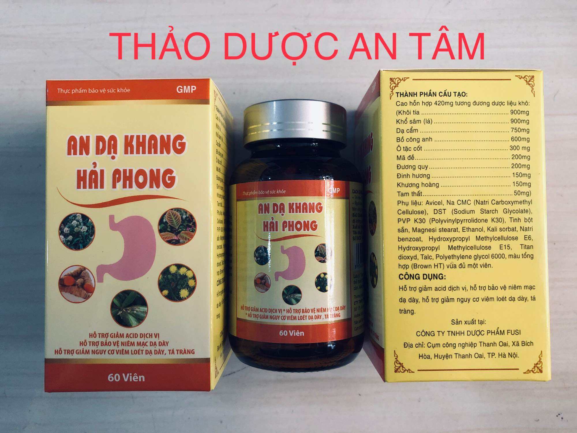 Viên Dạ Dày An Dạ Khang Hải Phong ( New 2024 )