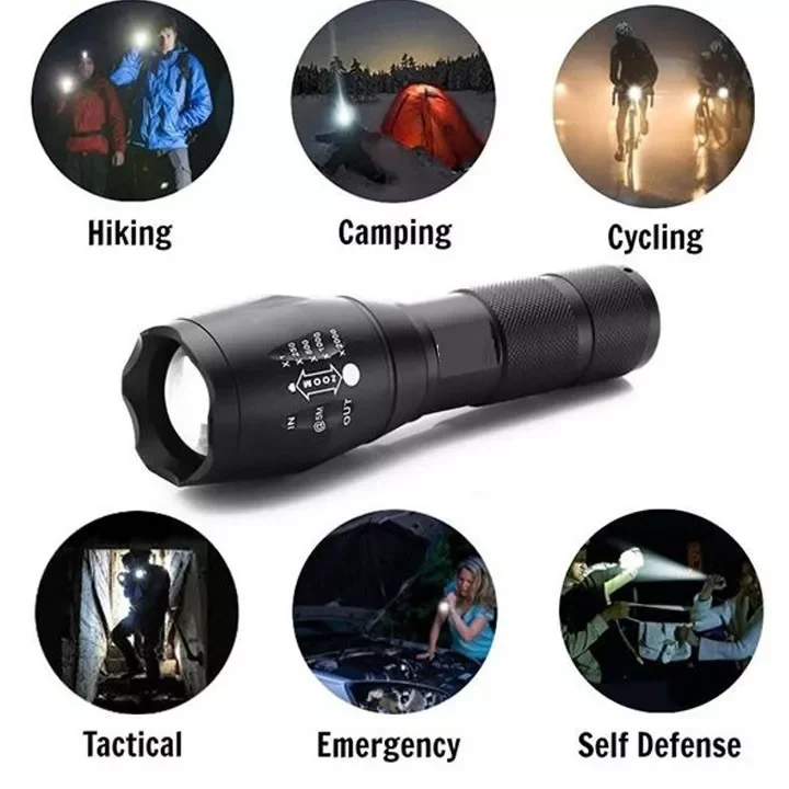 Đèn pin cầm tay mini siêu sáng XML - T6