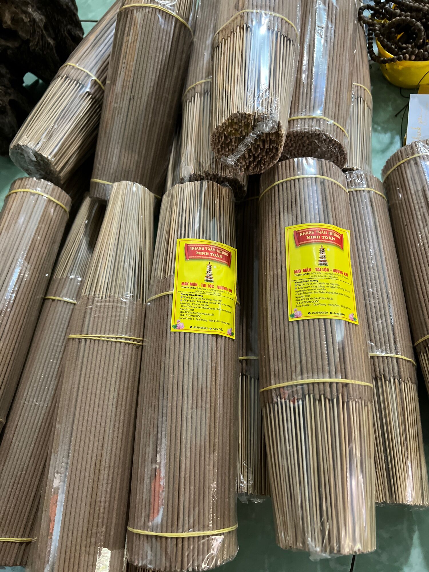 New, nhang cây trầm hương bó 450 que