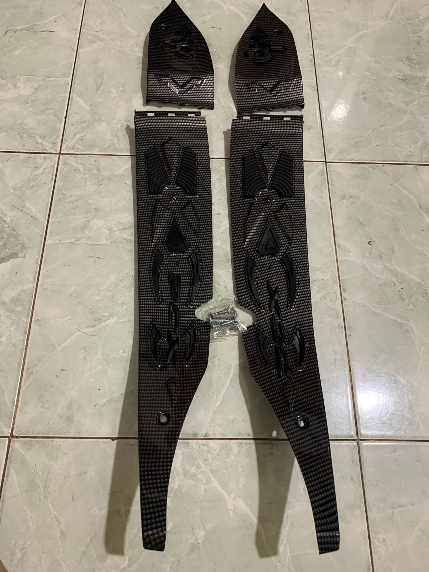 Thảm lót chân PCX 2018 CACBON CAO CẤP