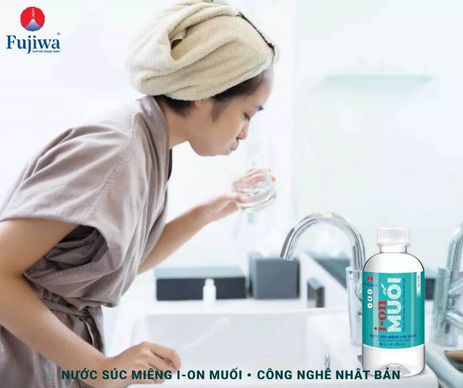 [HCM] Nước Súc Miệng Ion Muối Fujiwa