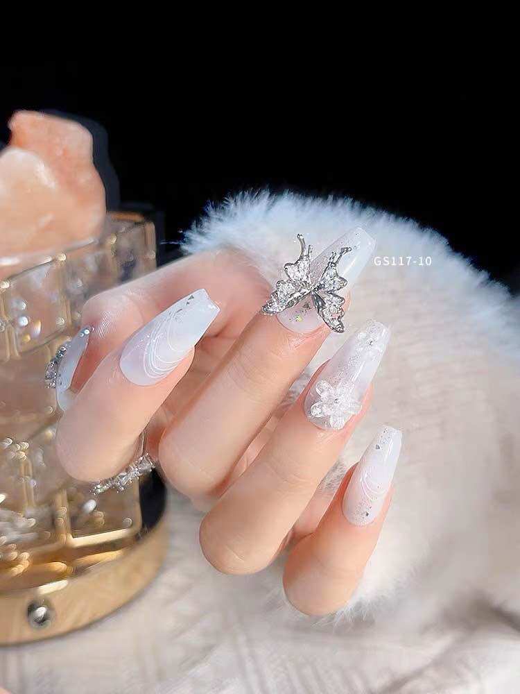 CHARM BƯỚM ĐÁ SANG CHẢNH M33 SET 4 VIÊN